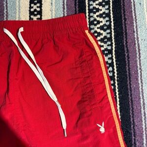 Playboy Red Track Joggers